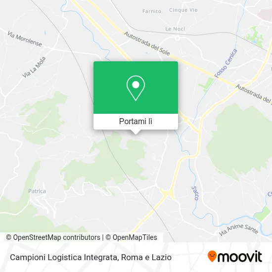 Mappa Campioni Logistica Integrata