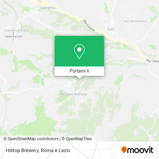 Mappa Hilltop Brewery