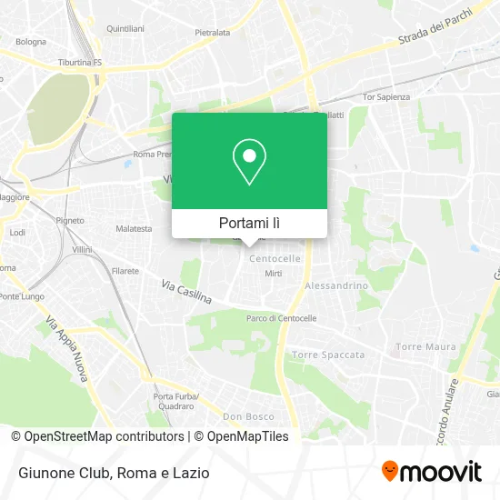 Mappa Giunone Club