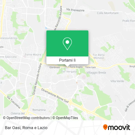 Mappa Bar Oasi