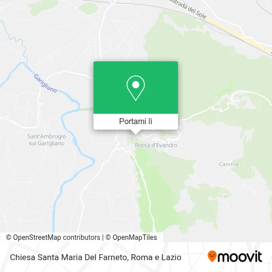 Mappa Chiesa Santa Maria Del Farneto