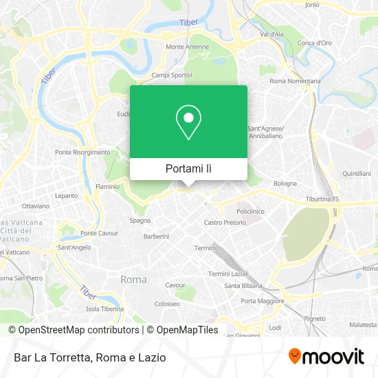 Mappa Bar La Torretta