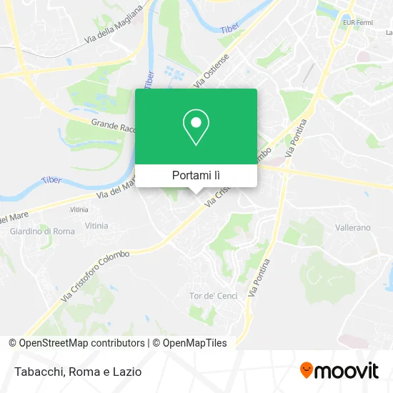 Mappa Tabacchi