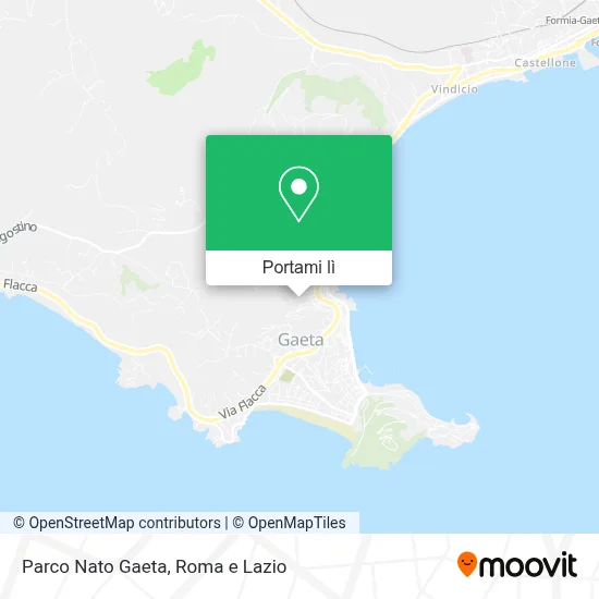 Mappa Parco Nato Gaeta