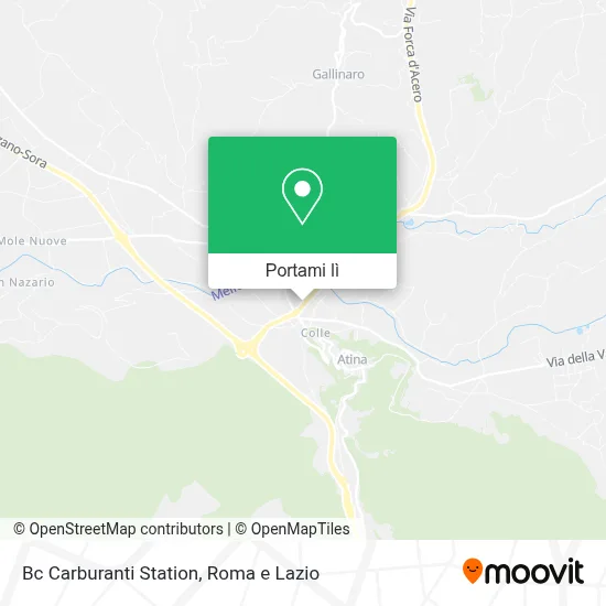 Mappa Bc Carburanti Station