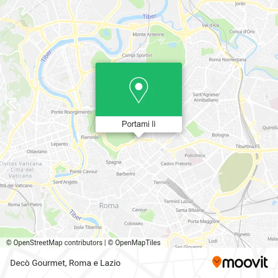 Mappa Decò Gourmet