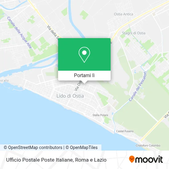 Mappa Ufficio Postale Poste Italiane