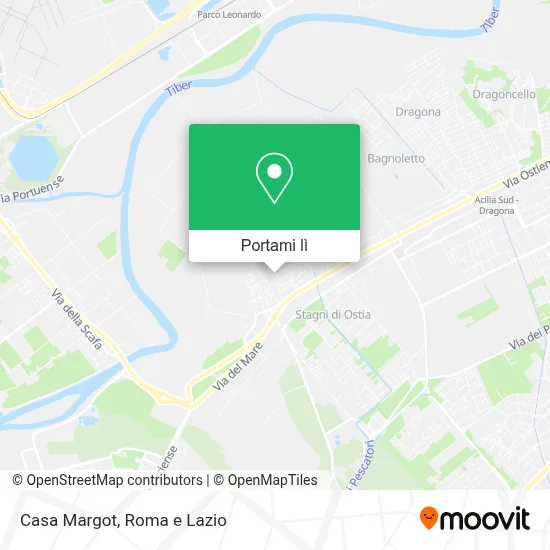 Mappa Casa Margot