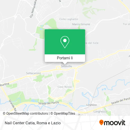 Mappa Nail Center Catia