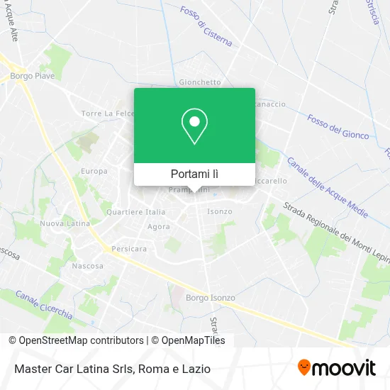 Mappa Master Car Latina Srls