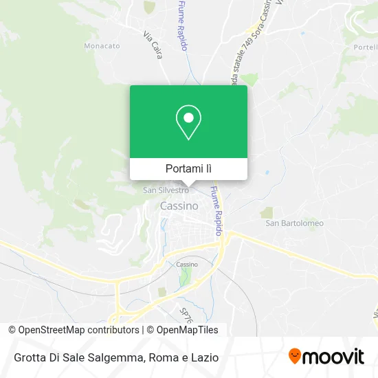 Mappa Grotta Di Sale Salgemma