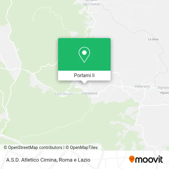 Mappa A.S.D. Atletico Cimina