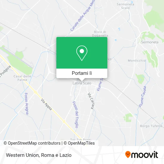 Mappa Western Union