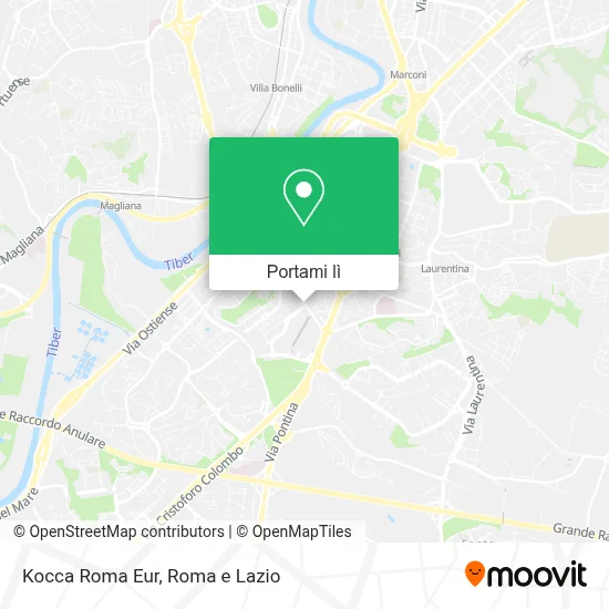 Mappa Kocca Roma Eur