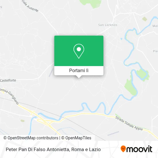 Mappa Peter Pan Di Falso Antonietta