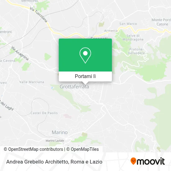 Mappa Andrea Grebello Architetto