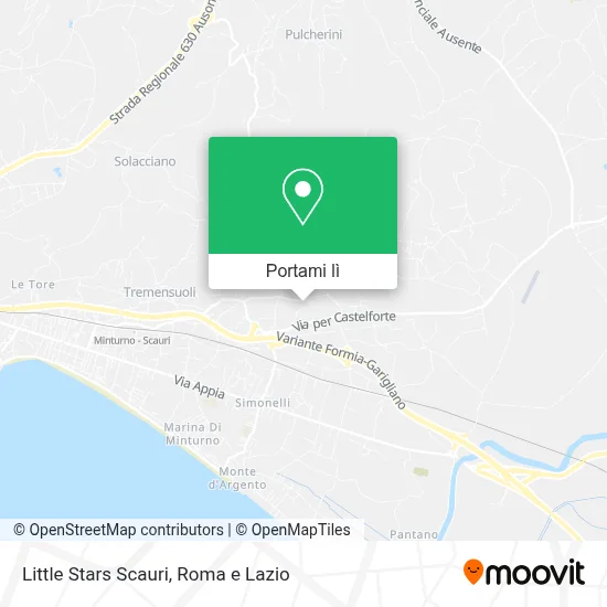 Mappa Little Stars Scauri