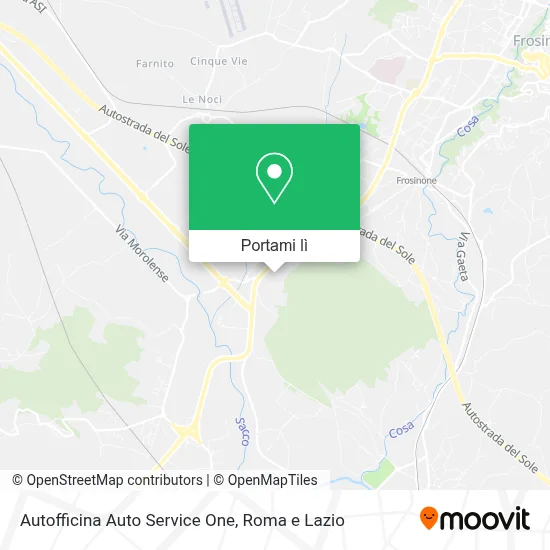 Mappa Autofficina Auto Service One