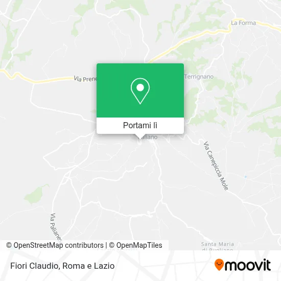Mappa Fiori Claudio