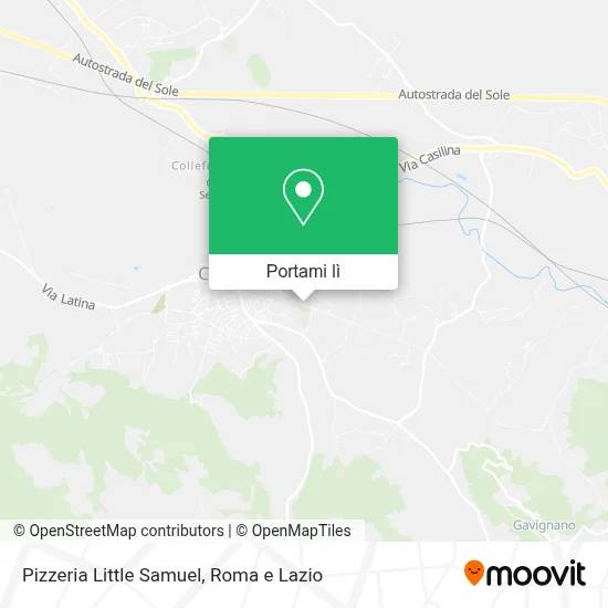 Mappa Pizzeria Little Samuel