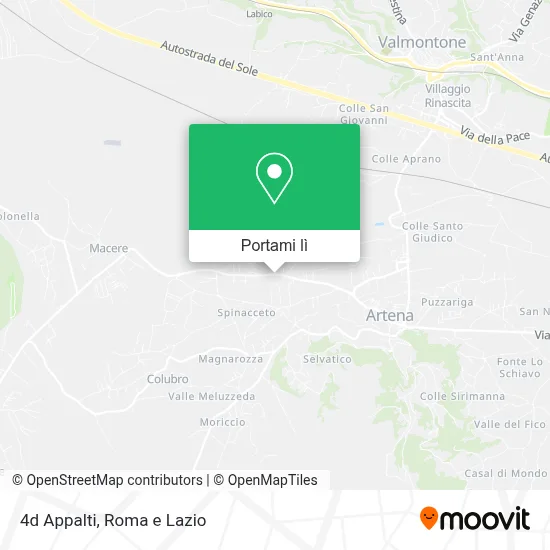 Mappa 4d Appalti