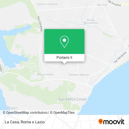 Mappa La Cesa