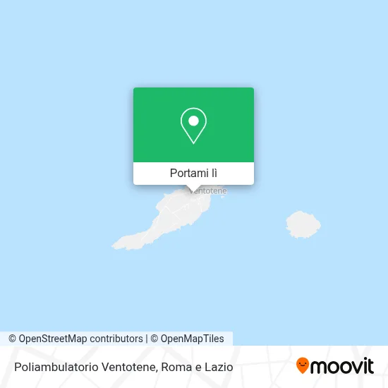 Mappa Poliambulatorio Ventotene