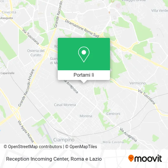 Mappa Reception Incoming Center