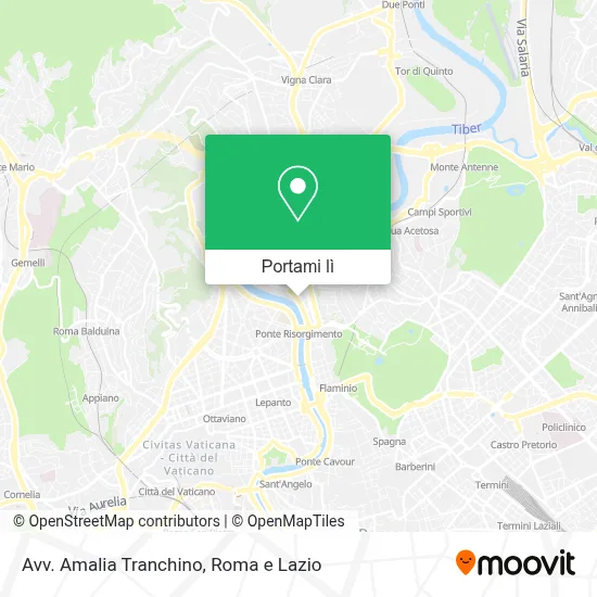 Mappa Avv. Amalia Tranchino