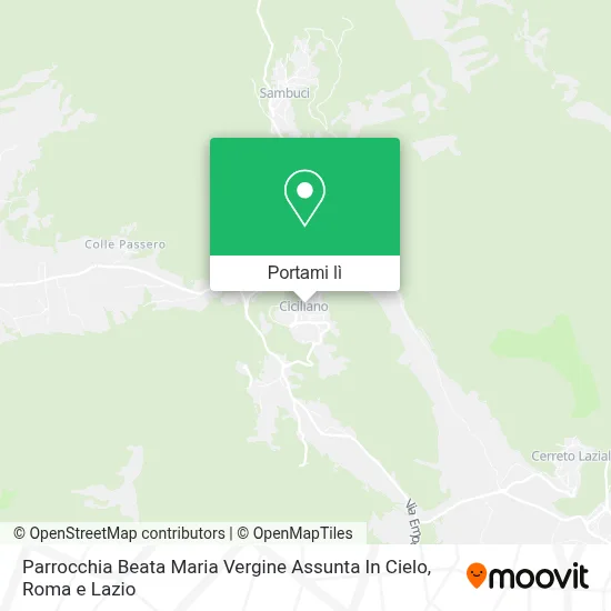 Mappa Parrocchia Beata Maria Vergine Assunta In Cielo