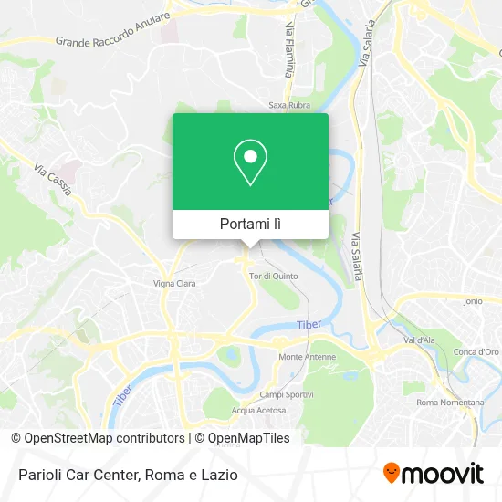 Mappa Parioli Car Center