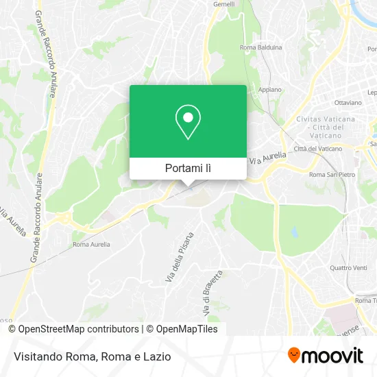 Mappa Visitando Roma