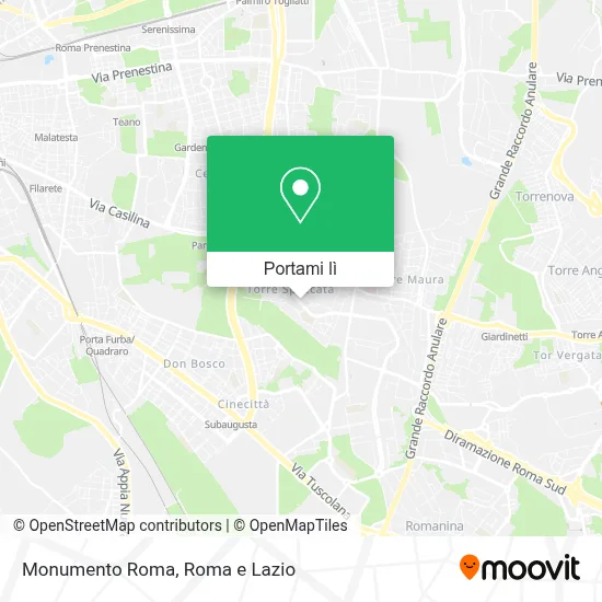 Mappa Monumento Roma