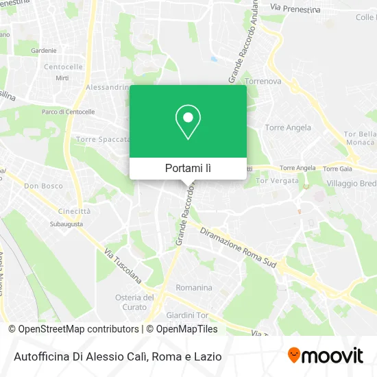Mappa Autofficina Di Alessio Calì
