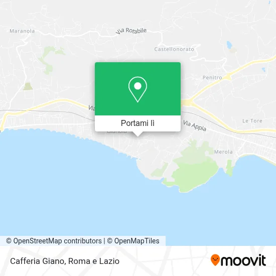 Mappa Cafferia Giano