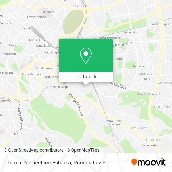 Mappa Petrilli Parrucchieri Estetica