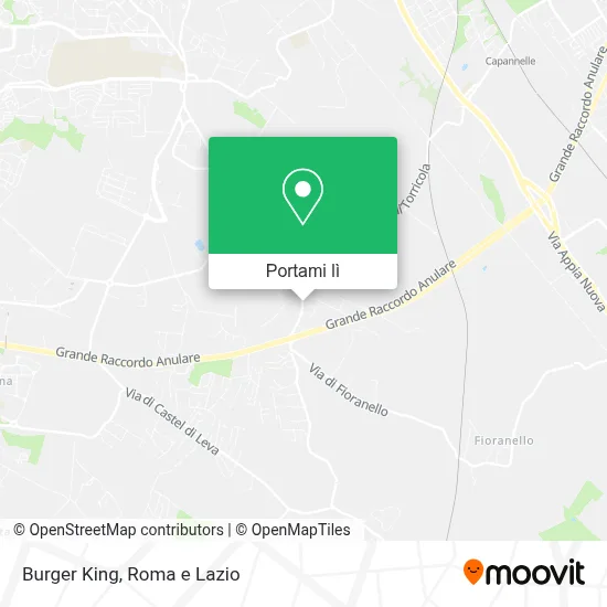 Mappa Burger King