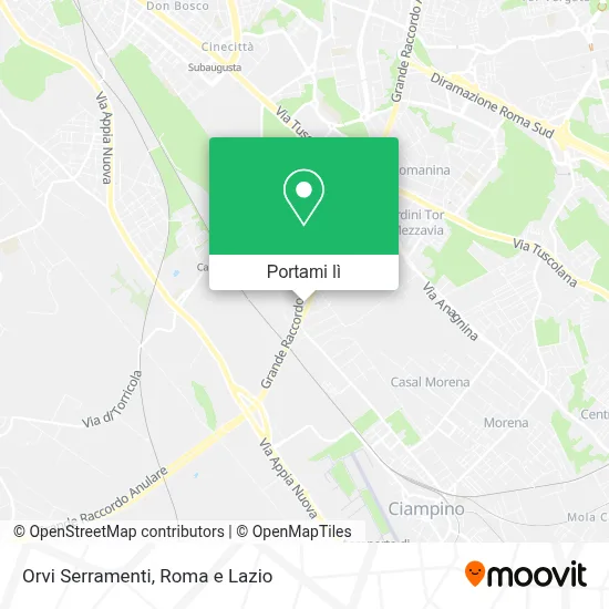 Mappa Orvi Serramenti