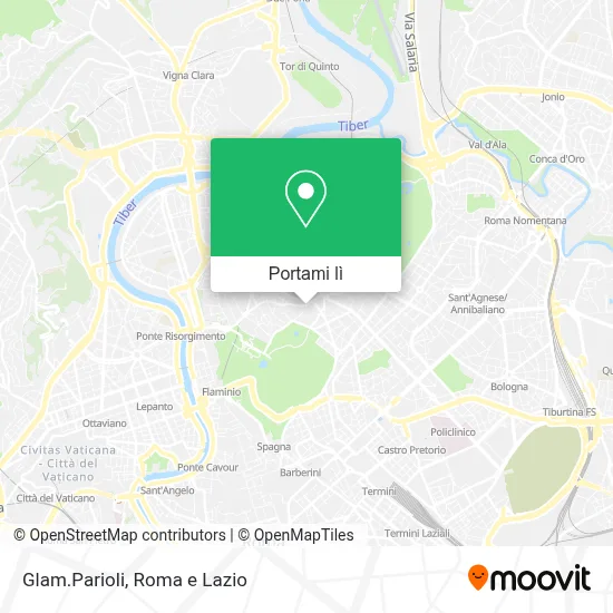 Mappa Glam.Parioli