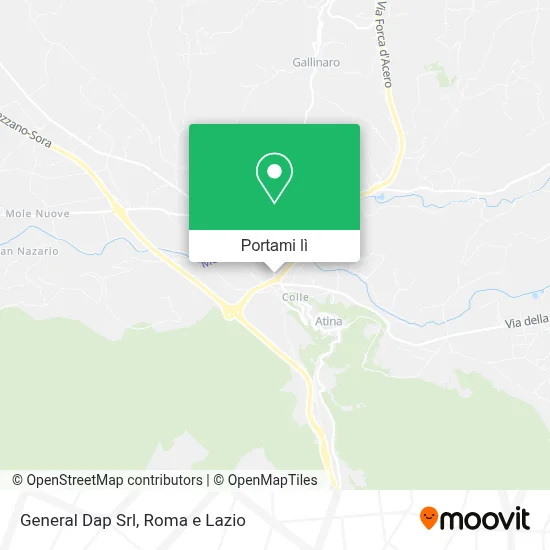 Mappa General Dap Srl
