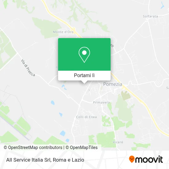 Mappa All Service Italia Srl