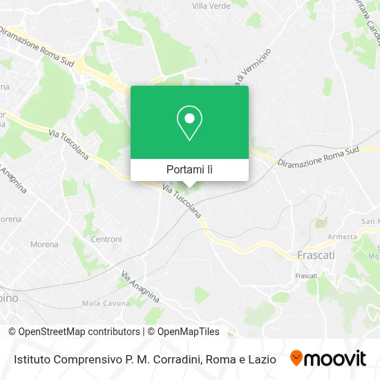 Mappa Istituto Comprensivo P. M. Corradini