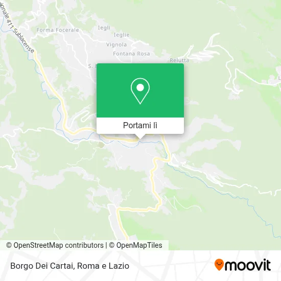 Mappa Borgo Dei Cartai