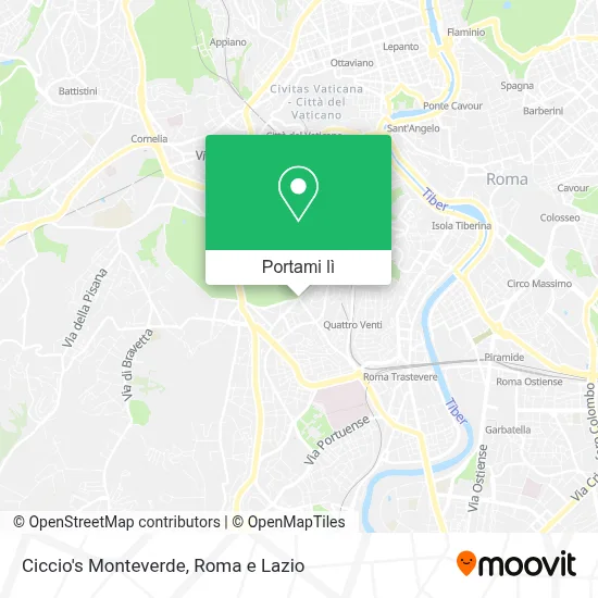 Mappa Ciccio's Monteverde