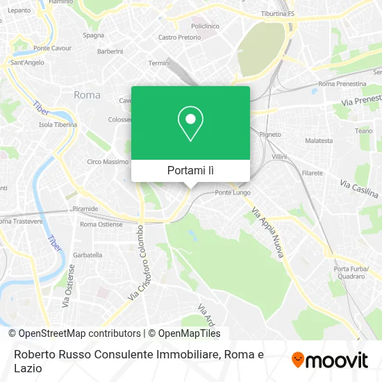 Mappa Roberto Russo Consulente Immobiliare