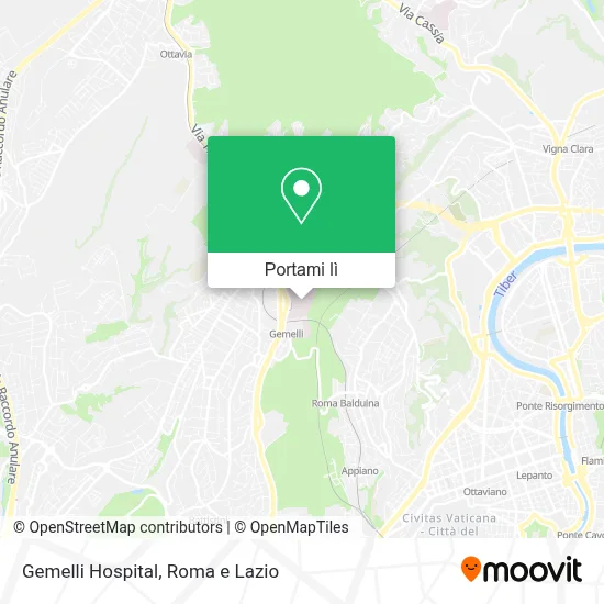 Mappa Gemelli Hospital