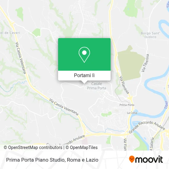 Mappa Prima Porta Piano Studio