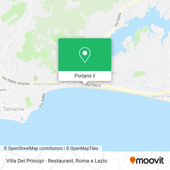 Mappa Villa Dei Principi - Restaurant