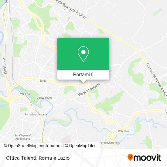 Mappa Ottica Talenti