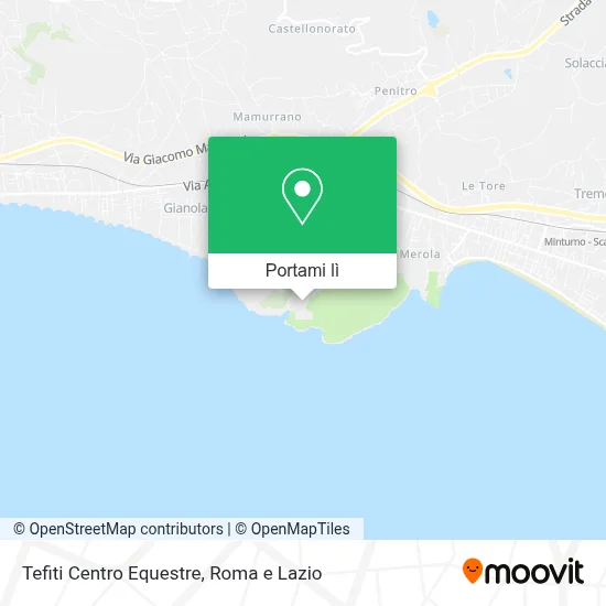 Mappa Tefiti Centro Equestre